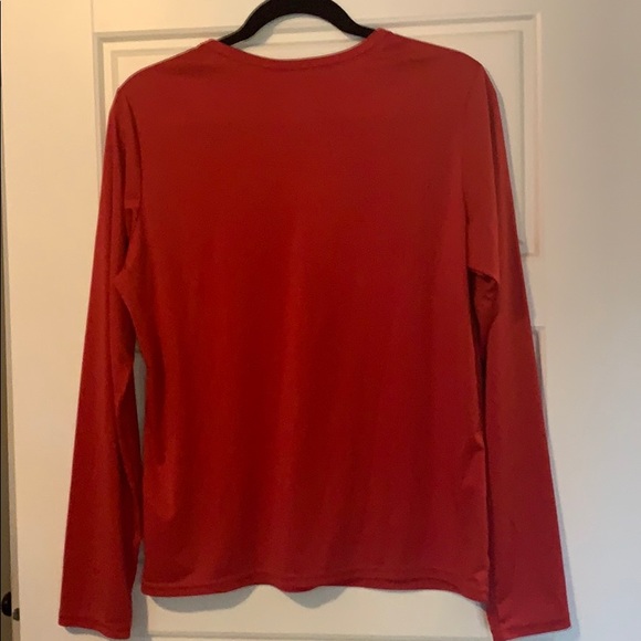Adidas Long sleeve v-neck workout tee - Picture 4 of 4